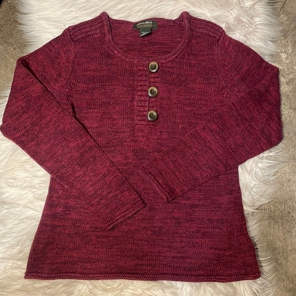 EDDIE Bauer Button Up Sweater‎ - Picture 1 of 5